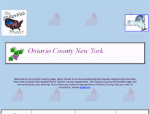 Tablet Screenshot of ontario.nygenweb.net